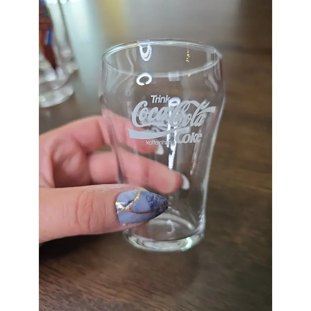 Vtg Trink Coca-Cola Coke Koffeinhaltig German 3-3/4